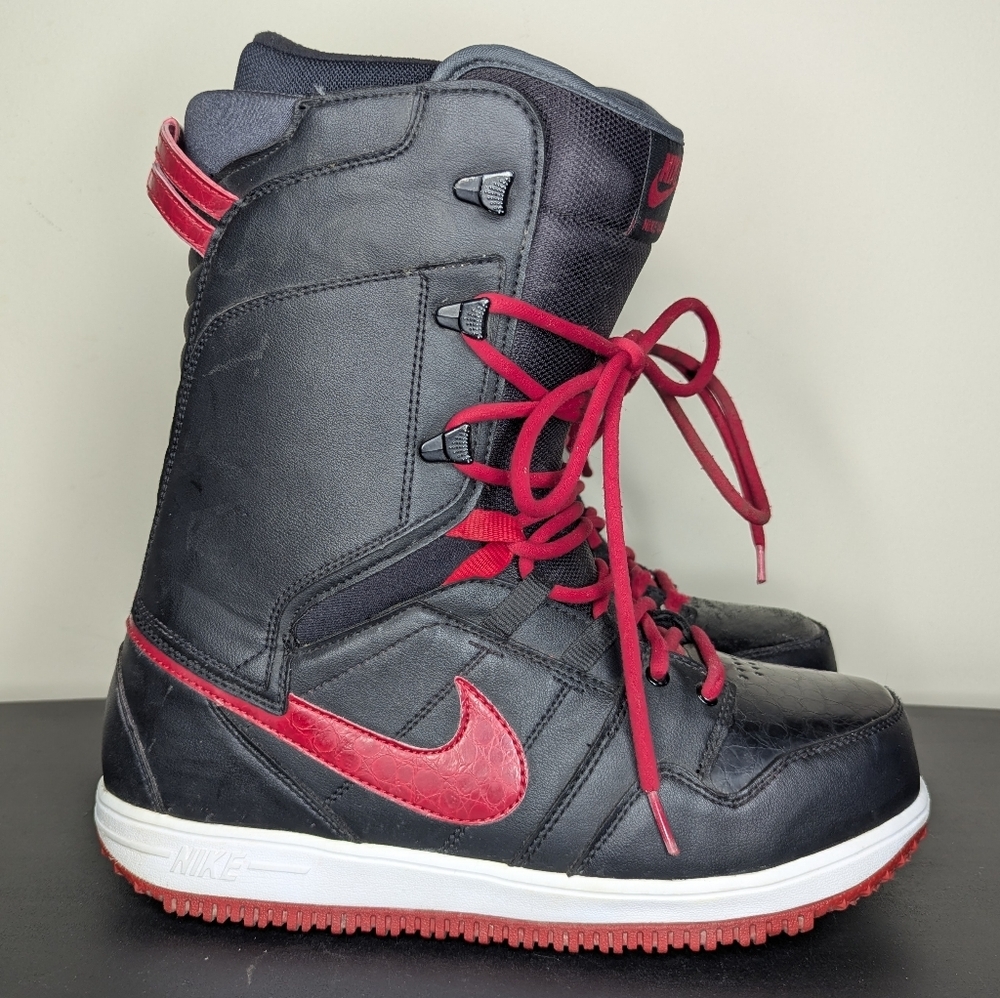 Nike Men's Vapen Snowboard‎ Boots 447125-001 Black Red White Size 10.5